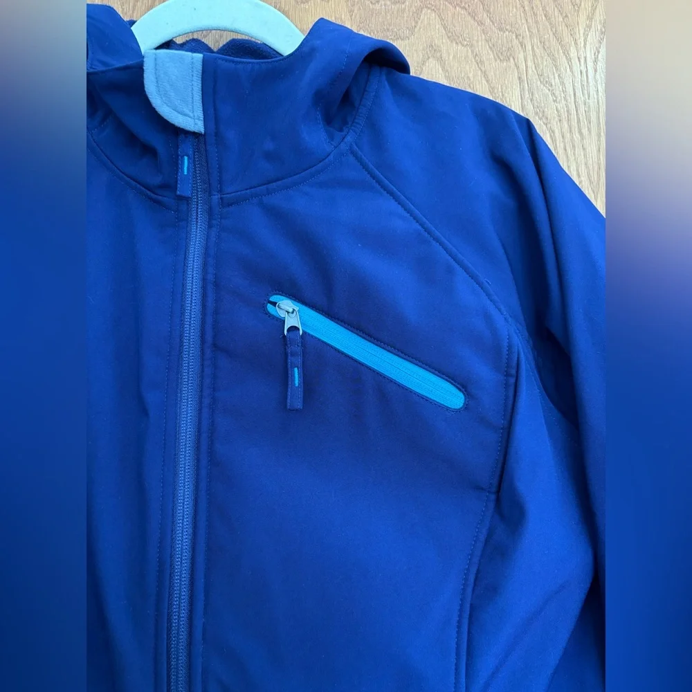 Free Tech Women’s Jacket, Blue Violet, Zip Front, Pockets, Hooded, Lined, Medium - Picture 6 of 7